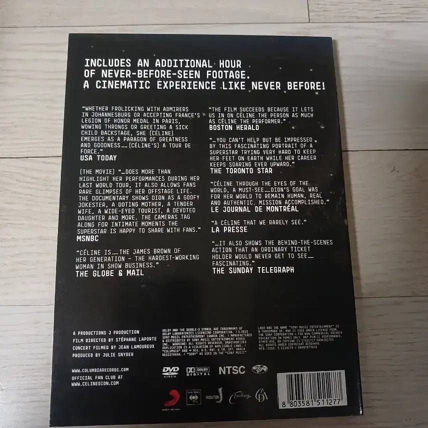 [BUNJANG] Celine Dion: Through the Eyes of the World - Concert Documentary Film / 셀린 디온다큐영화 Through the Eyes of the World