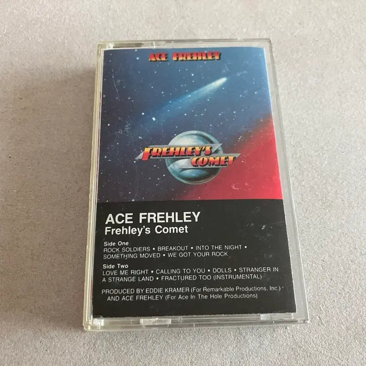 [BUNJANG] Kiss Ace Frehley Solo Album Cassette Tape (Import) / 록 밴드 키스 Kiss 에이스 프렐리 솔로 앨범 수입반 카세트테이프