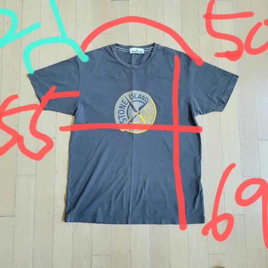 [BUNJANG] Stone Island T-Shirt / 스톤아일랜드 반팔티셔츠 남자반팔티
