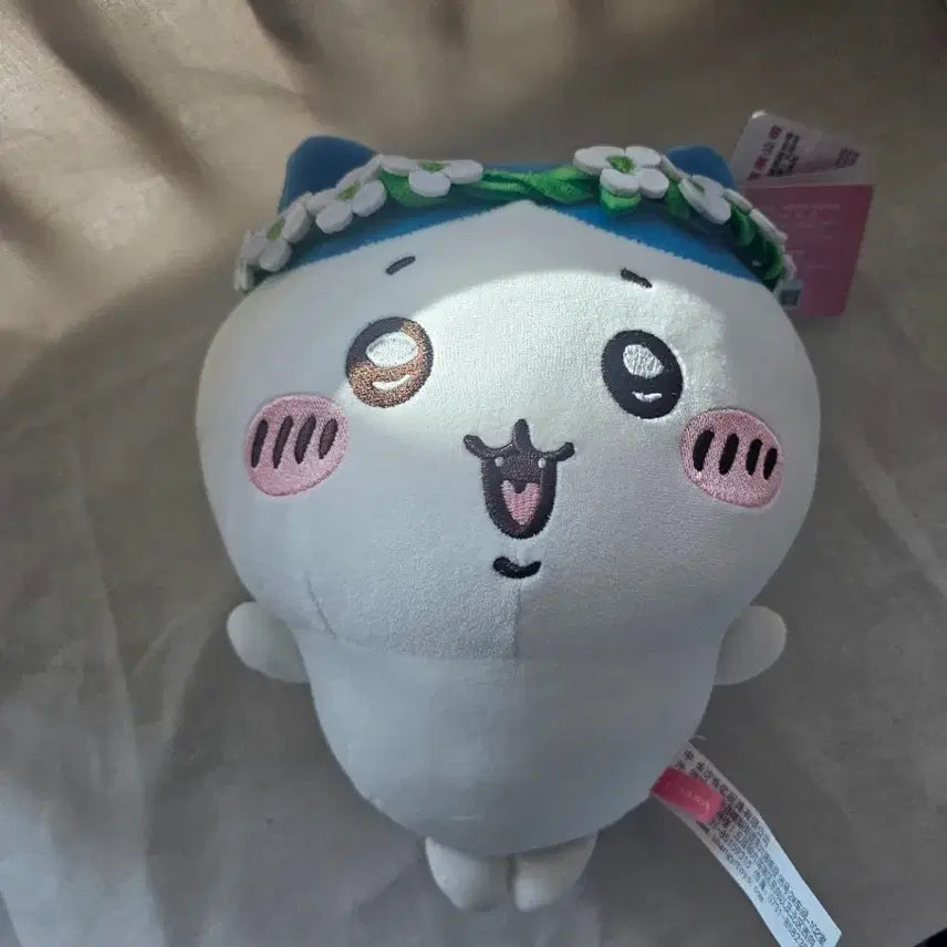 [BUNJANG] Chiikawa Hachiware Flower Crown Plush / [택부착신상품]먼작귀(치이카와) 캐릭터 &