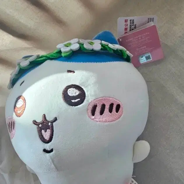 [BUNJANG] Chiikawa Hachiware Flower Crown Plush / [택부착신상품]먼작귀(치이카와) 캐릭터 &