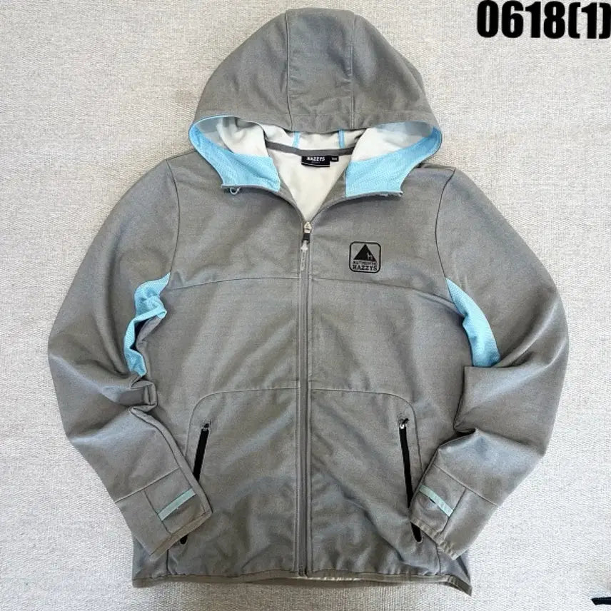 [BUNJANG] Hazzys Grey Hooded Zip-Up Jacket Size 100 / 헤지스 후드집업 그레이 100