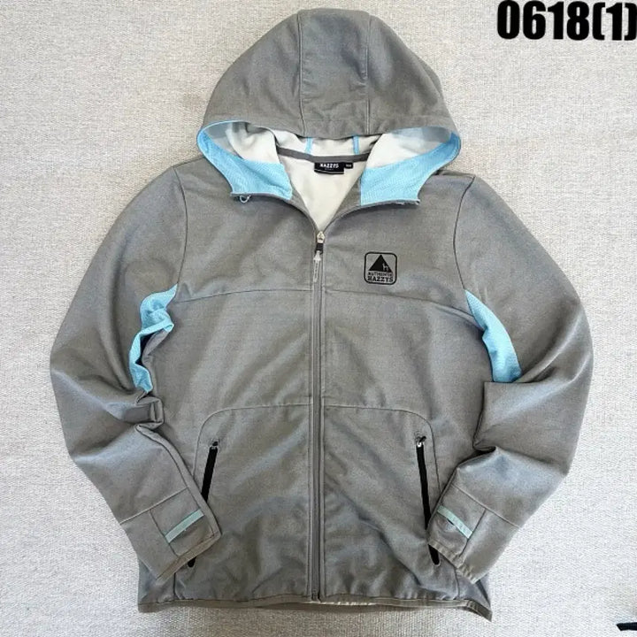 [BUNJANG] Hazzys Grey Hooded Zip-Up Jacket Size 100 / 헤지스 후드집업 그레이 100