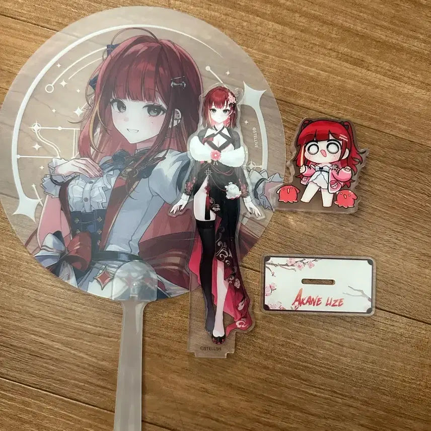 [BUNJANG] Stellive Akane Rize Hanbok Acrylic Standee / 스텔라이브 한복 아카네 리제 굿즈