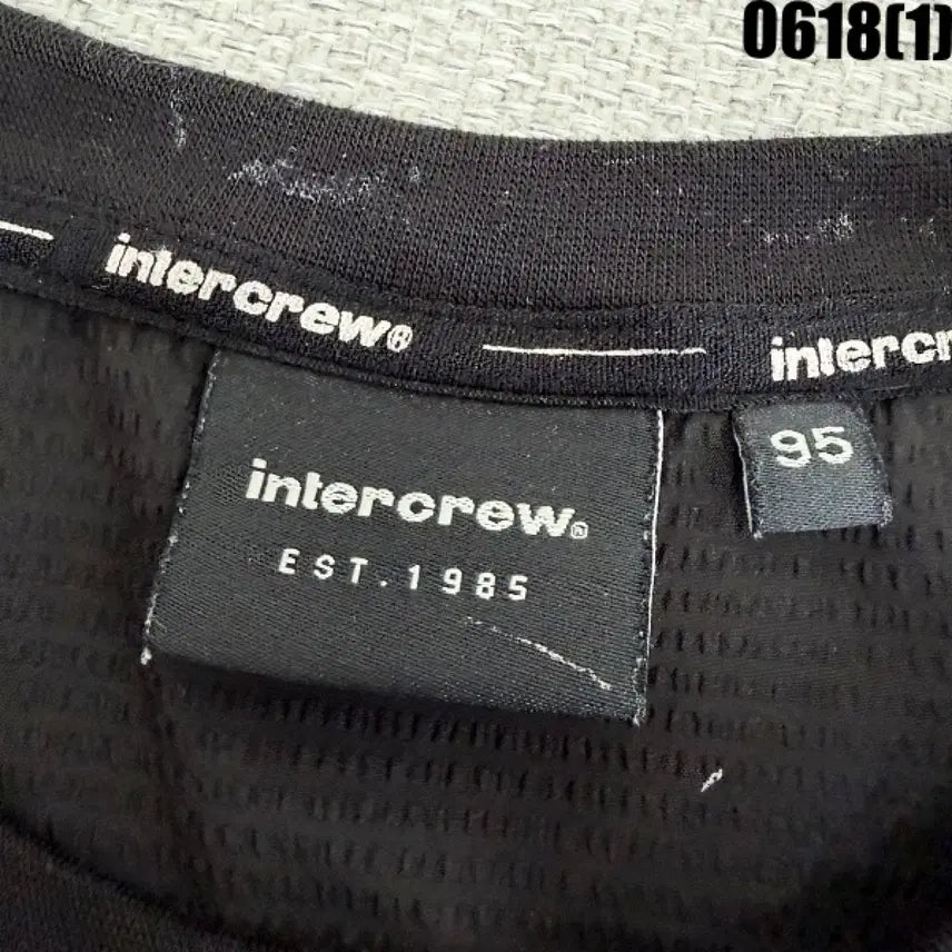 [BUNJANG] Intercrew Graphic T-Shirt Black / Intercrew 그래픽 반팔티 블랙 95