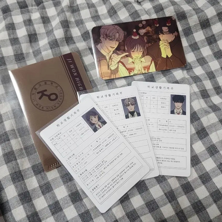 [BUNJANG] Operation Pure Heart Student Record Photocard Bundle Set / (일괄)작전명순정 생기부 포토카드3 / 백도화 고은혁 심수애 생활기록부