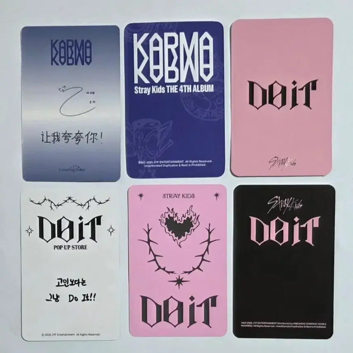 [BUNJANG] Stray Kids I.N DOOIN KARMA POB Photocard / SKZ 스키즈 아이엔 두잇 카르마 특전 포카 포토카드