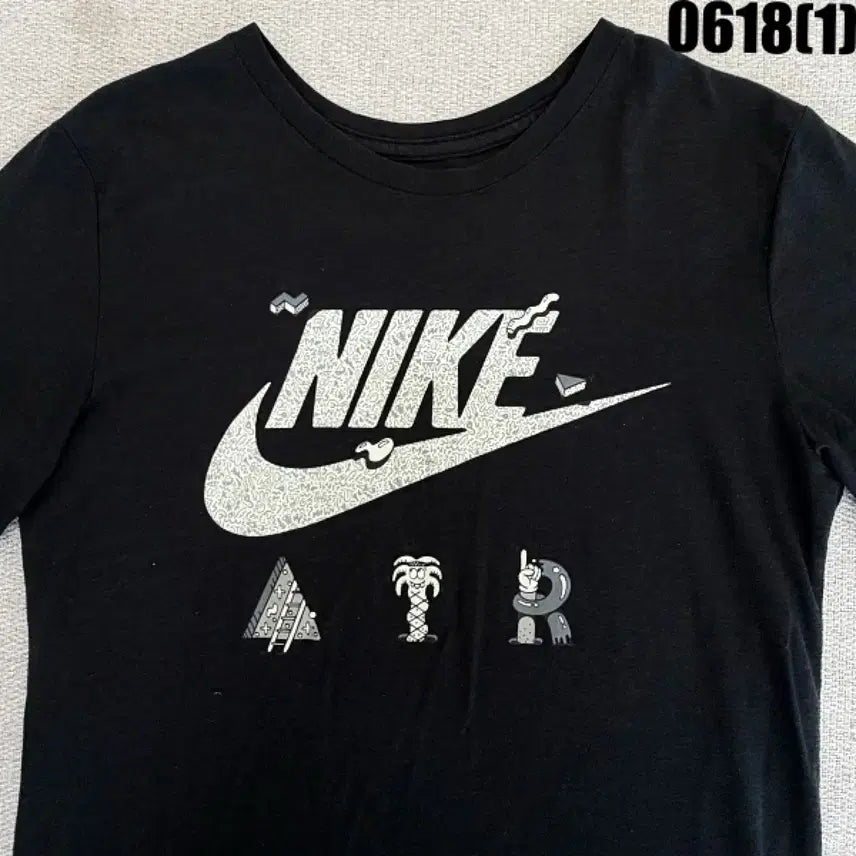 [BUNJANG] Nike Air Short Sleeve T-Shirt Black M / 나이키 에어 반팔 티셔츠 블랙 M