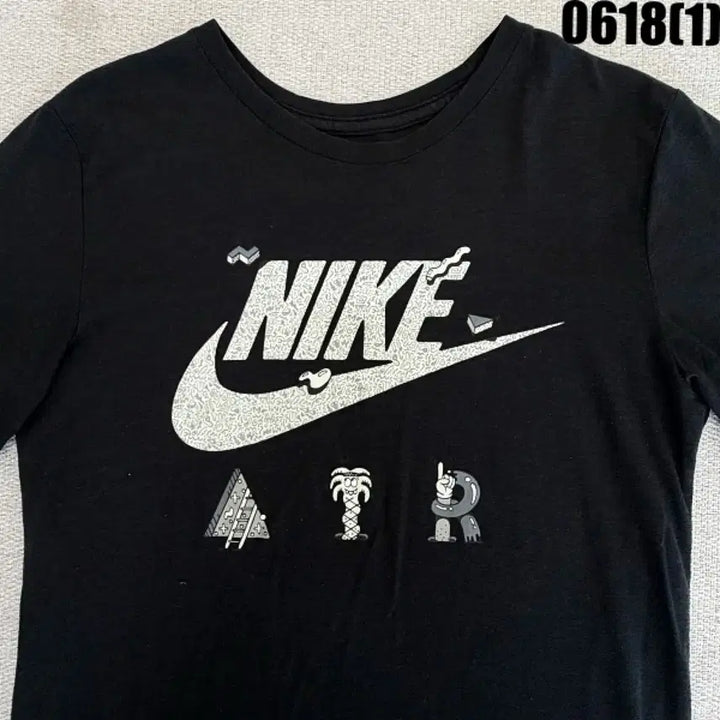 [BUNJANG] Nike Air Short Sleeve T-Shirt Black M / 나이키 에어 반팔 티셔츠 블랙 M