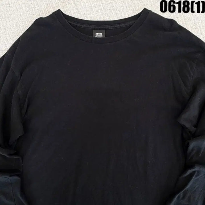 [BUNJANG] OBEY Long Sleeve T-Shirt Black L / OBEY 오베이 긴팔 티셔츠 블랙 L