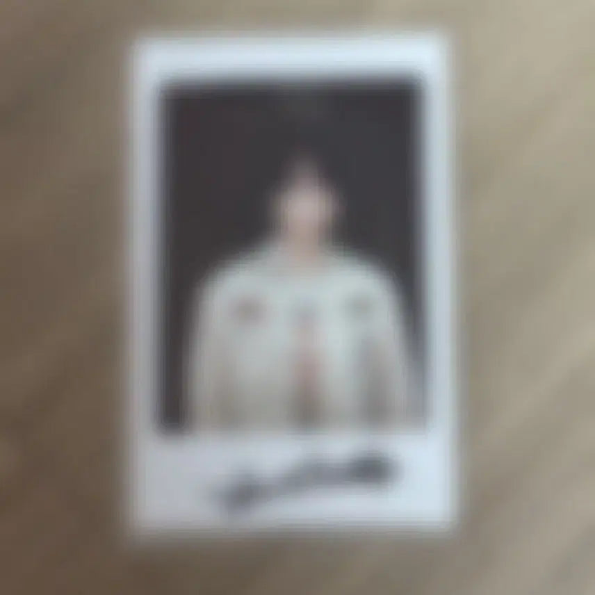 [BUNJANG] ID:IT Baek Jun Hyeok Signed Polaroid / 아이딧 백준혁 싸인폴라로이드 싸폴 양도