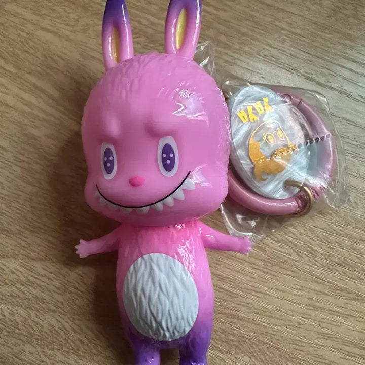 [BUNJANG] Raboboo Pink Plush Keychain / 라부부