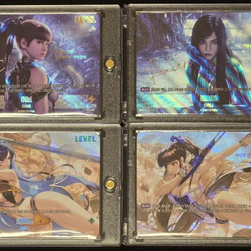[BUNJANG] Stellar Blade Eve Raven Signed Leader Card Set / 니벨아레나 스텔라블레이드 이브 레이븐 싸인 리더 전종