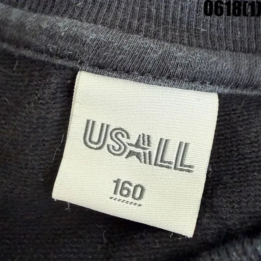 [BUNJANG] USALL Tennis Club Sleeveless Crop Top Black / USALL 테니스클럽 민소매 크롭탑 블랙 160
