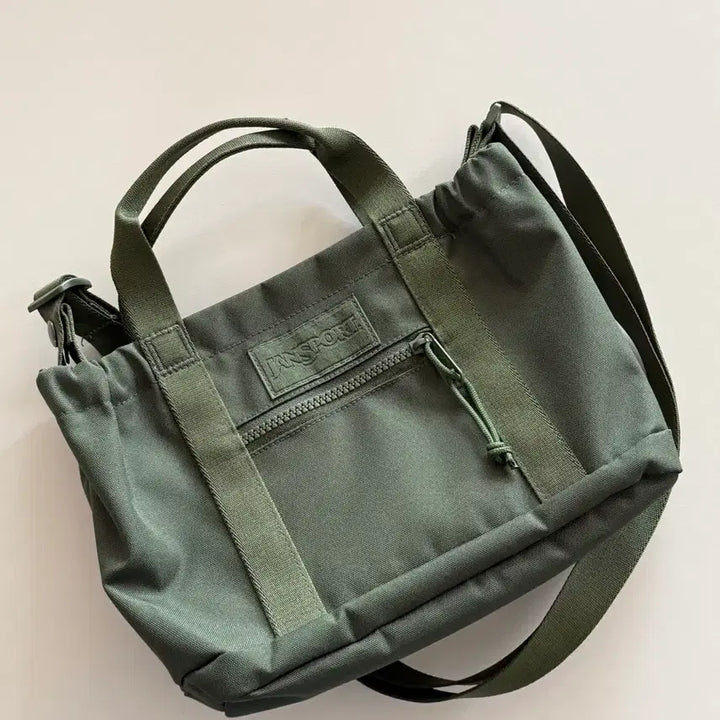 [BUNJANG] JanSport Everyday Mini Tote Bag Cargo Green / 잔스포츠 에브리데이 미니 토트백 카고그린