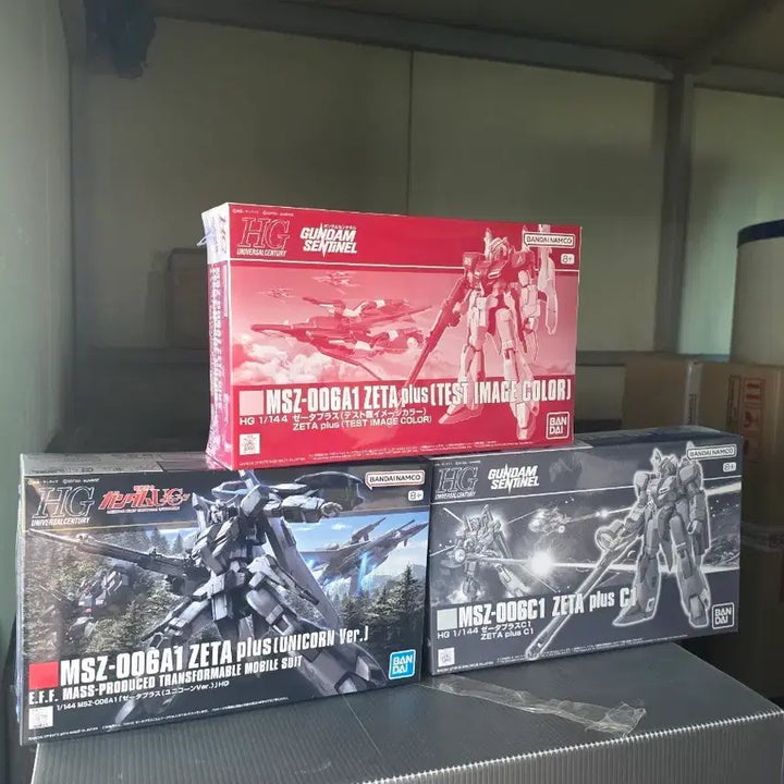 [BUNJANG] HGUC Zeta Plus 3 Types Bundle Set / HGUC 제타플러스 3종세트 일괄 판매합니다.