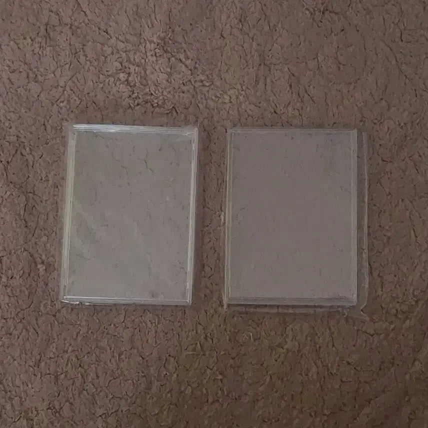 [BUNJANG] Transparent Acrylic Case Set (2 pcs) / 투명 아크릴 케이스 2개 팝니다.