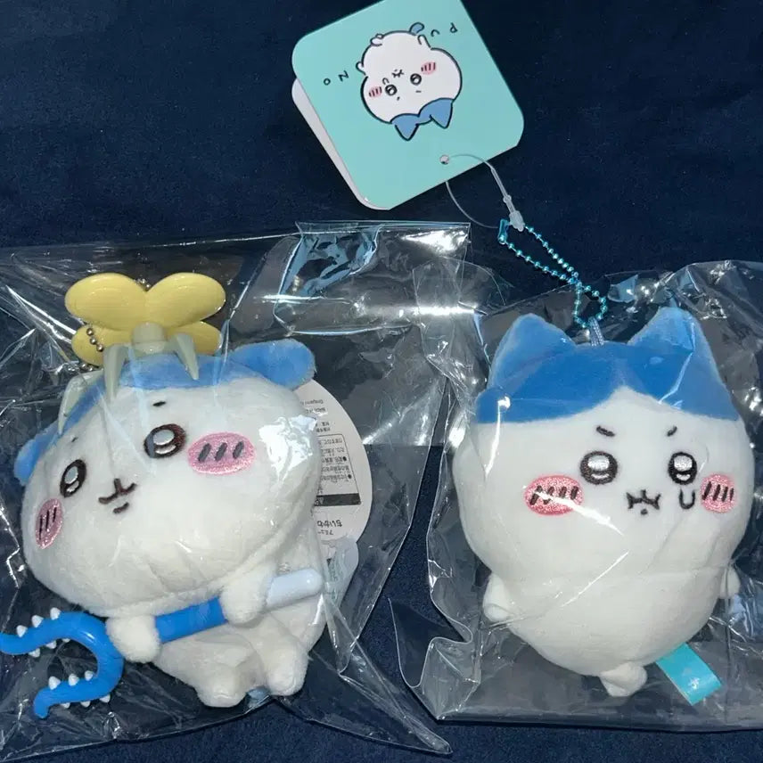 [BUNJANG] Chiikawa Hachware "Tobaishippai" and "Heungchchibbung" Mascot Set / 치이카와 하치와레 토벌실패+흥칫뿡 마스코트