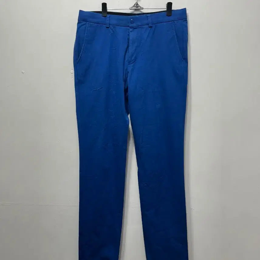 [SOLD OUT] 빈폴 면바지 슬랙스 봄/가을 31인치 남성 골프바지 블루