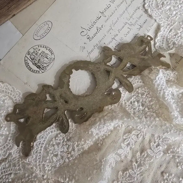 [BUNJANG] French Antique Brass Angel Motif Desk Item/Paperweight / 빈티지 브라스 소품 프렌치 앤틱 천사템 오브제