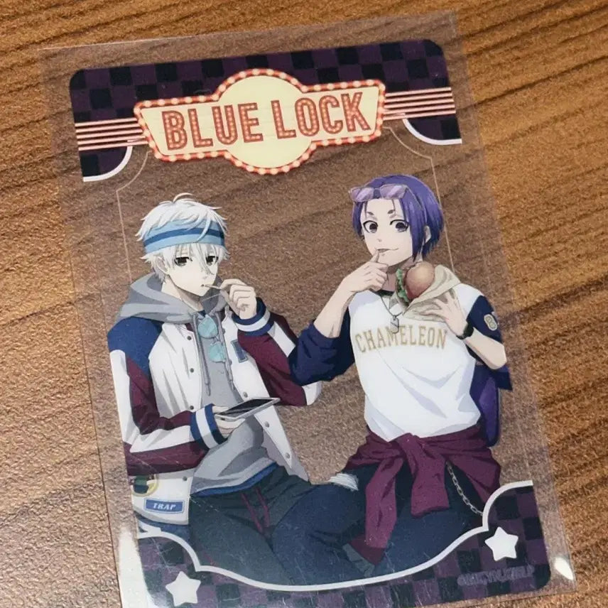 [BUNJANG] Blue Lock American Retro Clear Card Nagi &amp; Reo / 블루록 아메리칸 레트로 클리어 카드 나기 레오