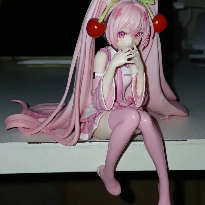 [BUNJANG] Hatsune Miku Sakura Miku 2023 Noodle Stopper Figure / 하츠네 미쿠 사쿠라 미쿠 2023 누들 스토퍼