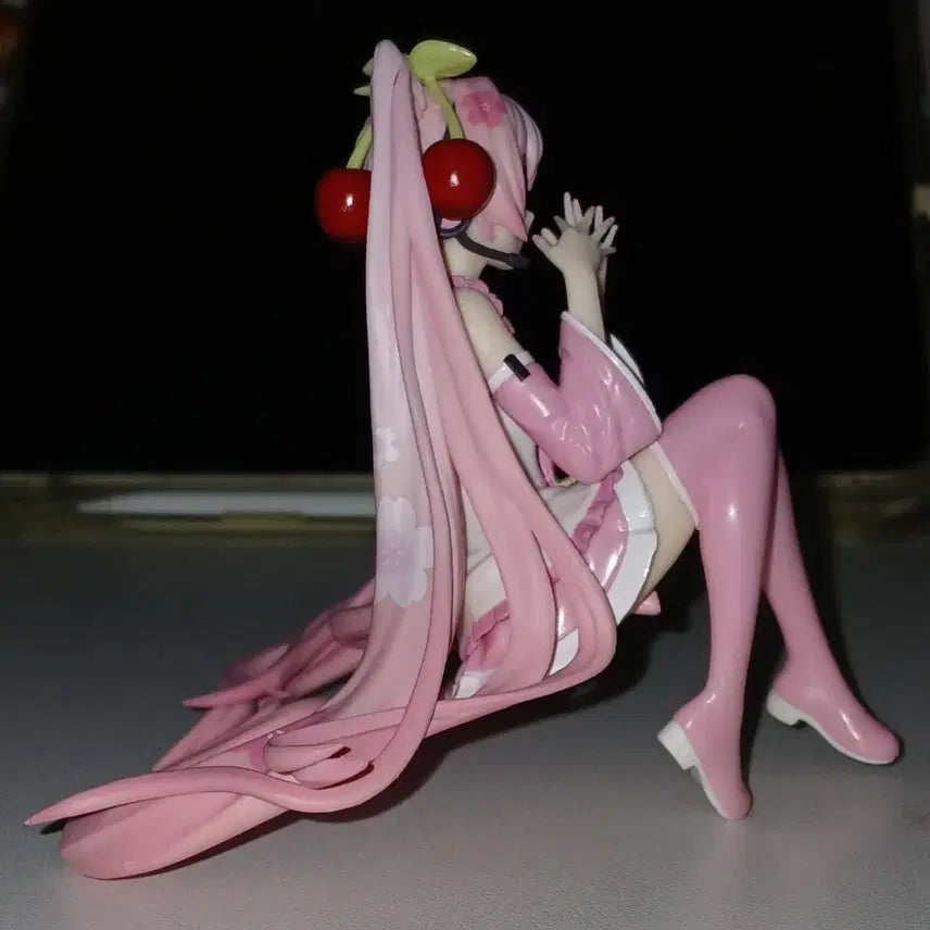 [BUNJANG] Hatsune Miku Sakura Miku 2023 Noodle Stopper Figure / 하츠네 미쿠 사쿠라 미쿠 2023 누들 스토퍼