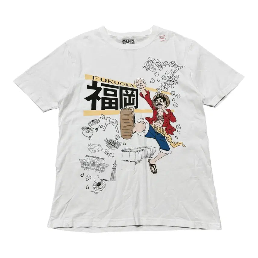 [BUNJANG] One Piece Luffy Japan T-Shirt / (바배) 원피스 루피 재팬 반팔티