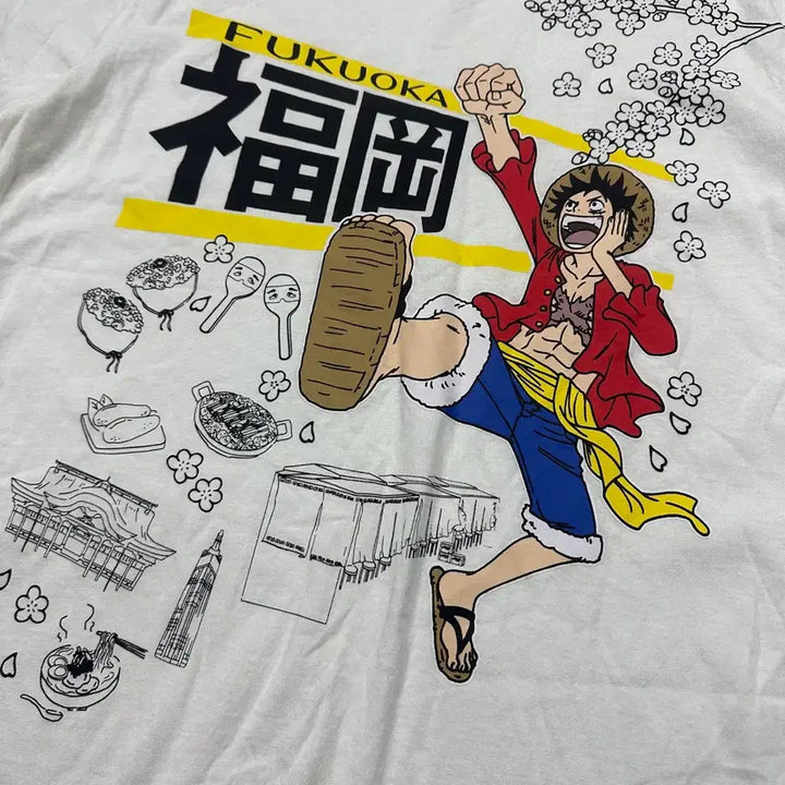 [BUNJANG] One Piece Luffy Japan T-Shirt / (바배) 원피스 루피 재팬 반팔티