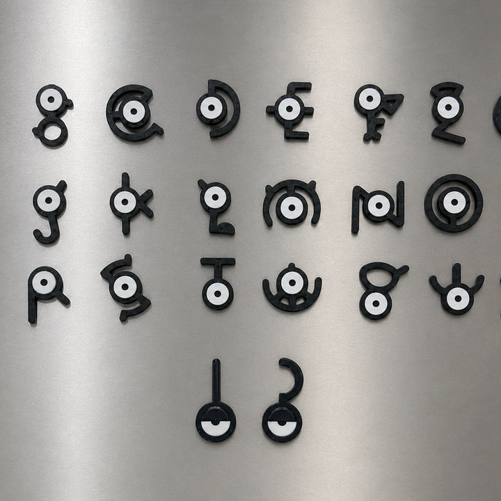 [BUNJANG] Pokemon Unown Magnet 28-Piece Complete Set (Including Hidden) / 포켓몬 안농 마그넷 28종 컴플리트 세트 일괄판매 (히든 포함, 미개봉)