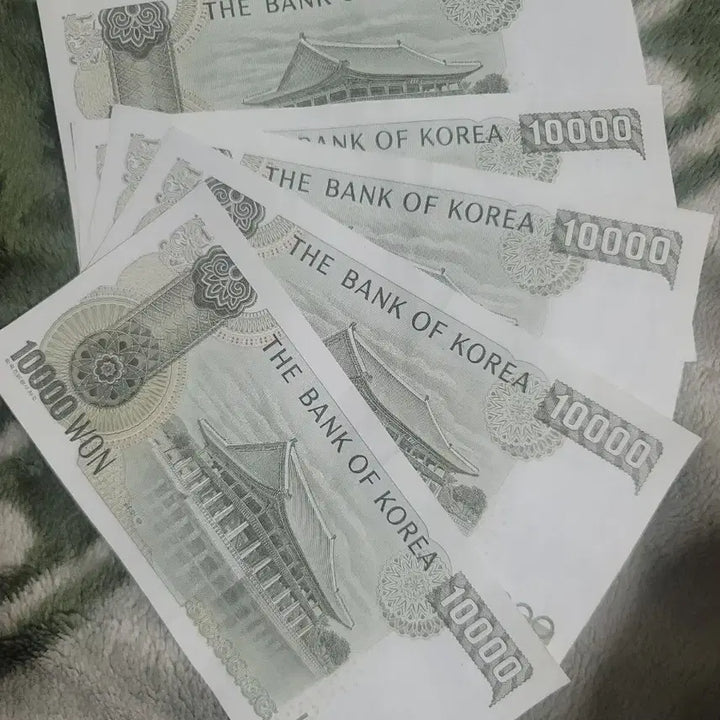 [BUNJANG] Bank of Korea Old 10,000 Won Notes - Bundle of 5 / 한국은행권 구권 만원권 5장 일괄