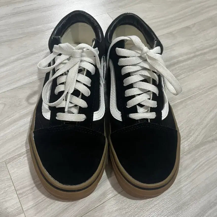 [BUNJANG] Vans Old Skool Black Sneakers / 반스 올드스쿨 블랙 검 / 스니커즈 신발