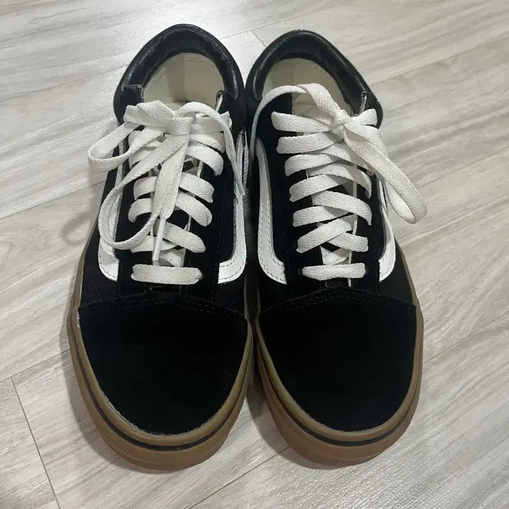 [BUNJANG] Vans Old Skool Black Sneakers / 반스 올드스쿨 블랙 검 / 스니커즈 신발