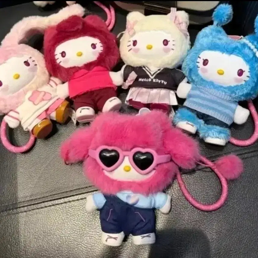 [BUNJANG] Sanrio Kitty Popstar Kkibubu Mascot Charm Zest Keyring / 키티 팝스타 키부부 마스코트  참 제스트 키링  산리오