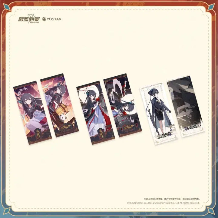 [BUNJANG] Blue Archive Kisaki Acrylic Set with Ticket, Photocard, Keyring, and Can Badges (Sealed) / (미개봉) 블루아카 키사키 아크릴+티켓+포카+키링+캔뱃지 세트 양도