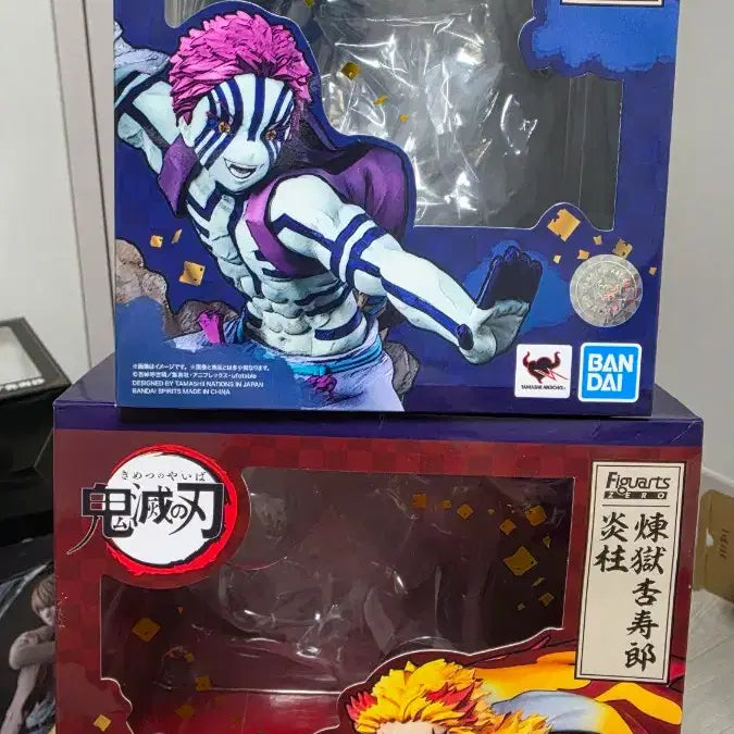 [BUNJANG] Demon Slayer FiguartsZERO Kyojuro Rengoku Akaza Figure / 귀멸의 칼날 피규아츠제로 렌고쿠 아카자 피규어