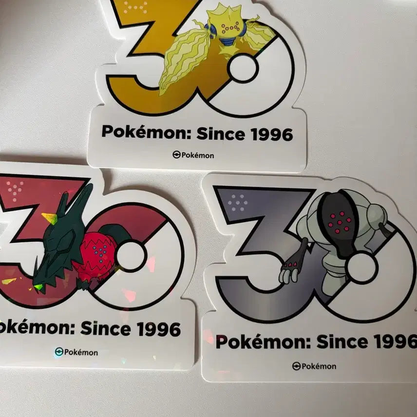 [BUNJANG] Pokemon Logo Sticker Set - Regieleki, Registeel, Regidrago / 포켓몬 로고 스티커 전설 레지시리즈 레지에레키 레지스틸 레지드래고 3종