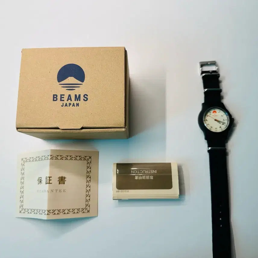 [BUNJANG] Beams Japan Kanji Index Cream Dial Tool Watch / 빔즈 재팬 한자 인덱스 크림다이얼 툴 워치 판매 (카시오, 세이코)