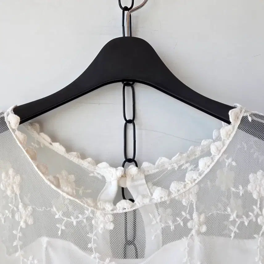 [SOLD OUT] 44/화이트 레이스 롱 원피스