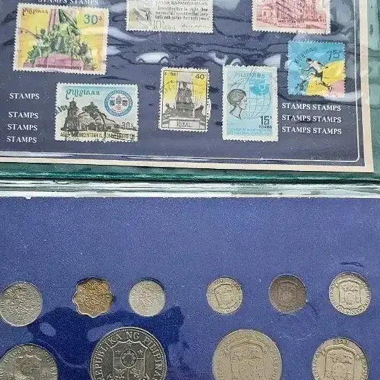 [BUNJANG] Philippines Commemorative Coin and Stamp Album / 필리핀 기념주화/우표 앨범