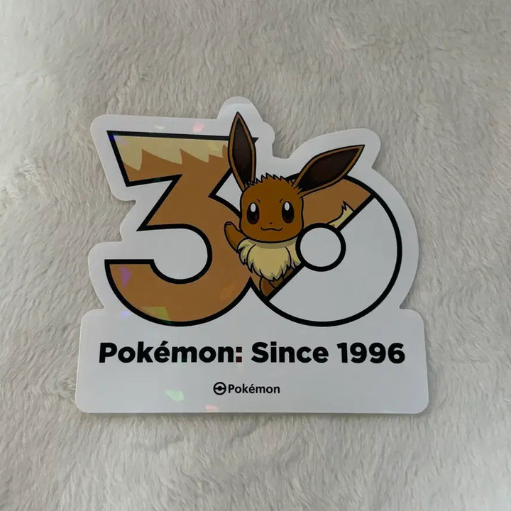 [SOLD OUT] 포켓몬스터 30주년 로고 스티커 이브이