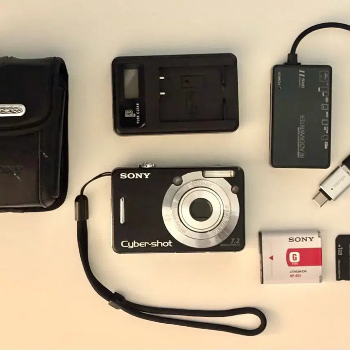 [BUNJANG] Sony Cyber-shot DSC-W55 Digital Camera (Black) / 소니 사이버샷 DSC-w55 블랙 디지털카메라