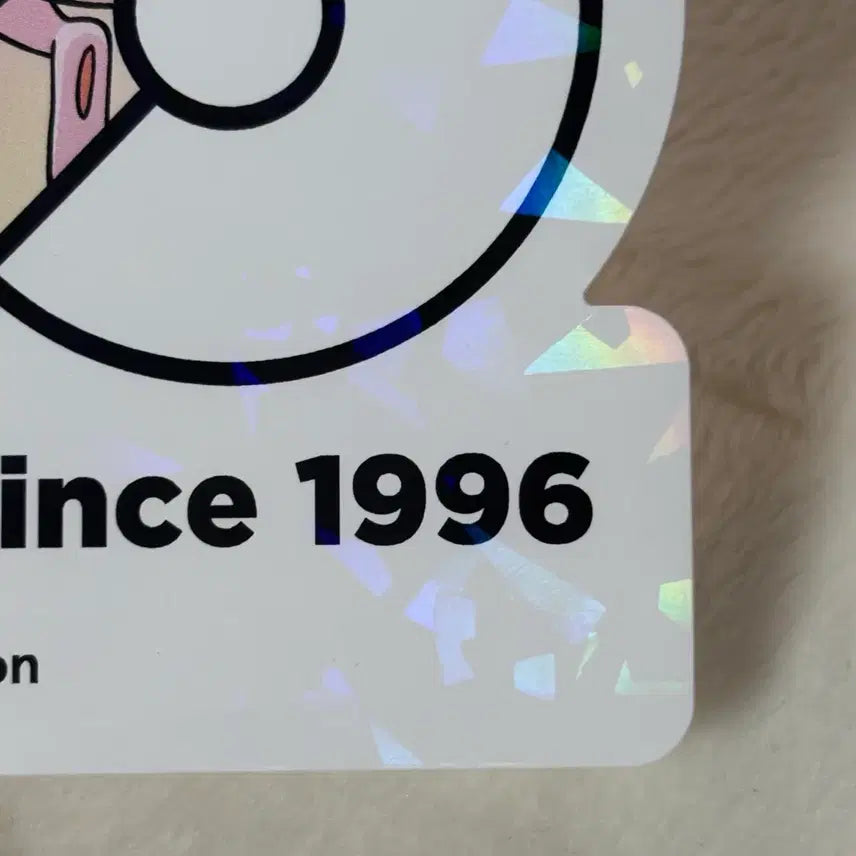 [BUNJANG] Pokemon 30th Anniversary Logo Sticker Mew / 포켓몬스터 30주년 로고 스티커 뮤