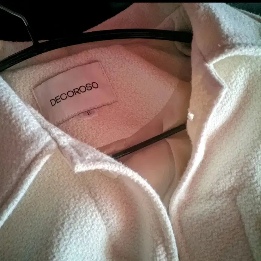 [BUNJANG] Decoroso Textured Double Pocket Blouson Jacket (Ivory, Size 2) / 데코로소 텍스처드 더블 포켓 블루종 자켓 (아이보리, 2 사이즈)