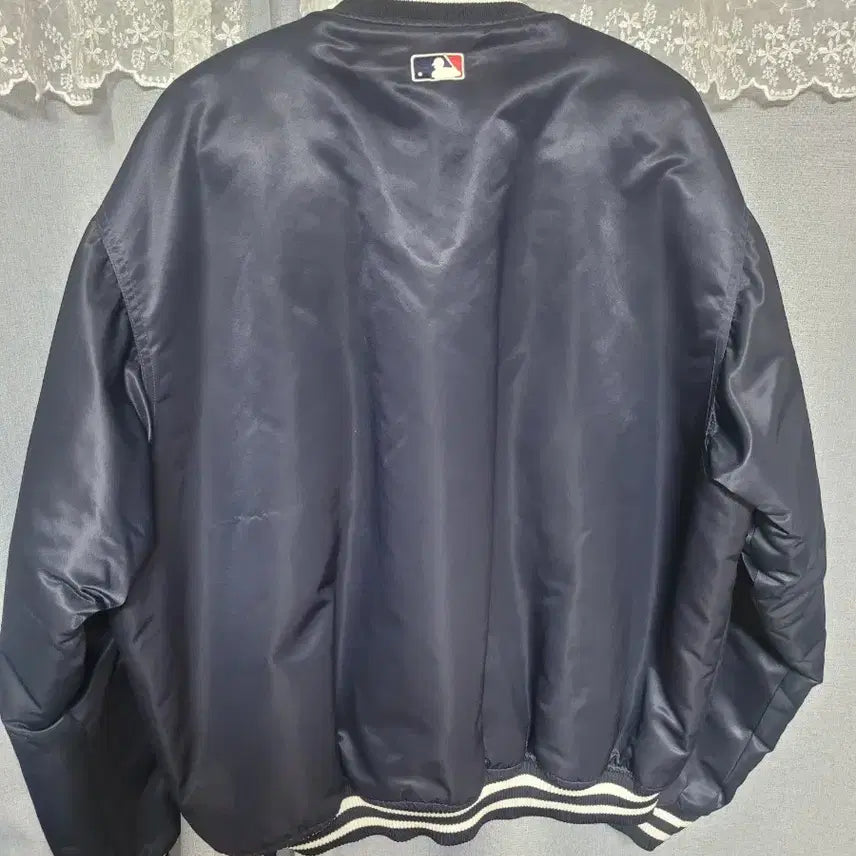 [BUNJANG] Majestic New York Yankees Baseball Jacket Navy / 마제스틱 뉴욕 양키즈 야구 점퍼 네이비