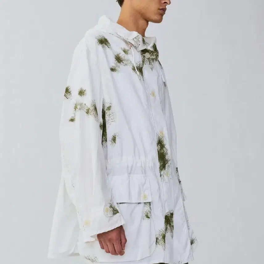 [BUNJANG] Kaptain Sunshine Snow Camo Mountain Parka Shirt Jacket (Size 40) / [40] 캡틴선샤인 마운틴 파카 스노우카모 셔츠 자켓