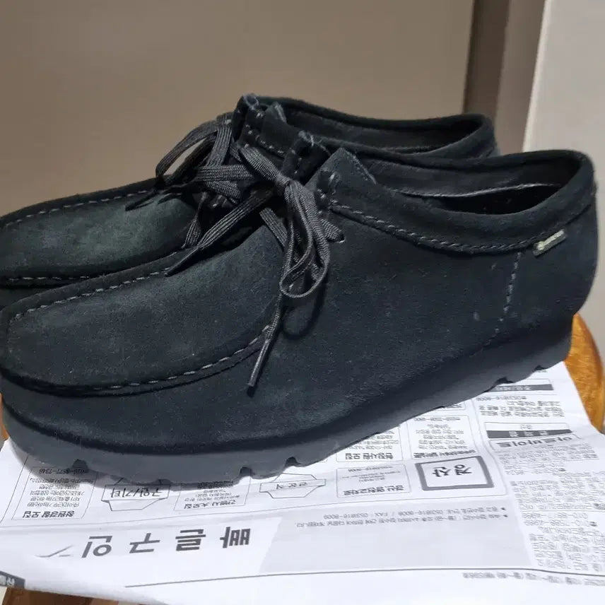 [BUNJANG] Clarks Wallabee GTX Black 270mm / 클락스 왈라비 GTX 블랙 43(270) 사이즈