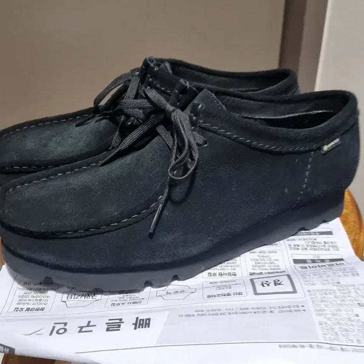 [BUNJANG] Clarks Wallabee GTX Black 270mm / 클락스 왈라비 GTX 블랙 43(270) 사이즈