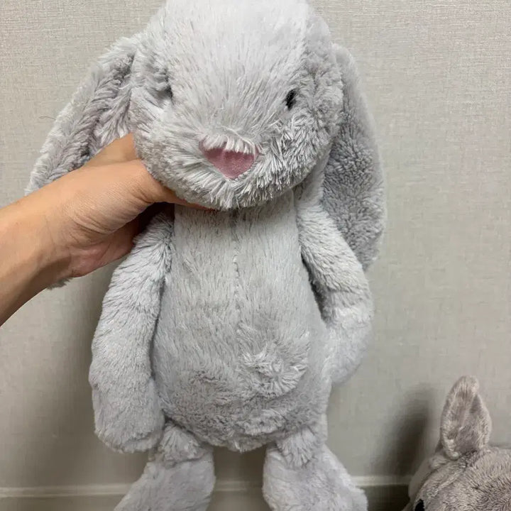 [BUNJANG] Blanccato Elephant &amp; Jellycat-style Rabbit Plush Set / 아기 애착인형 블랑가또 코끼리 젤리캣 토끼 인형 일괄