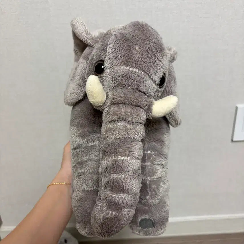 [BUNJANG] Blanccato Elephant &amp; Jellycat-style Rabbit Plush Set / 아기 애착인형 블랑가또 코끼리 젤리캣 토끼 인형 일괄